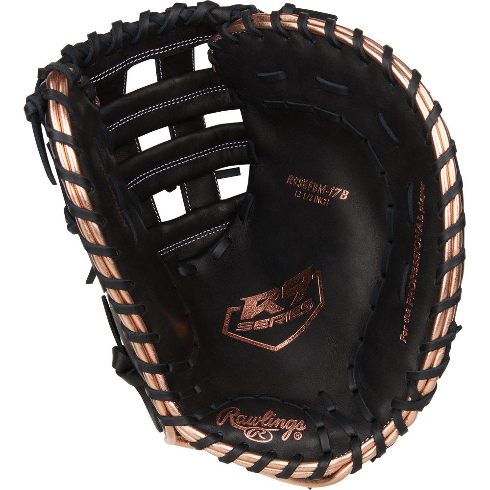 Rawlings R9 12.5 inch Softball First Base Glove R9SBFBM-17B