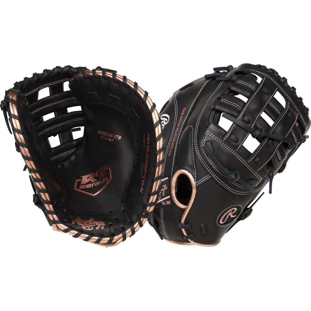 Rawlings R9 12.5 inch Softball First Base Glove R9SBFBM-17B