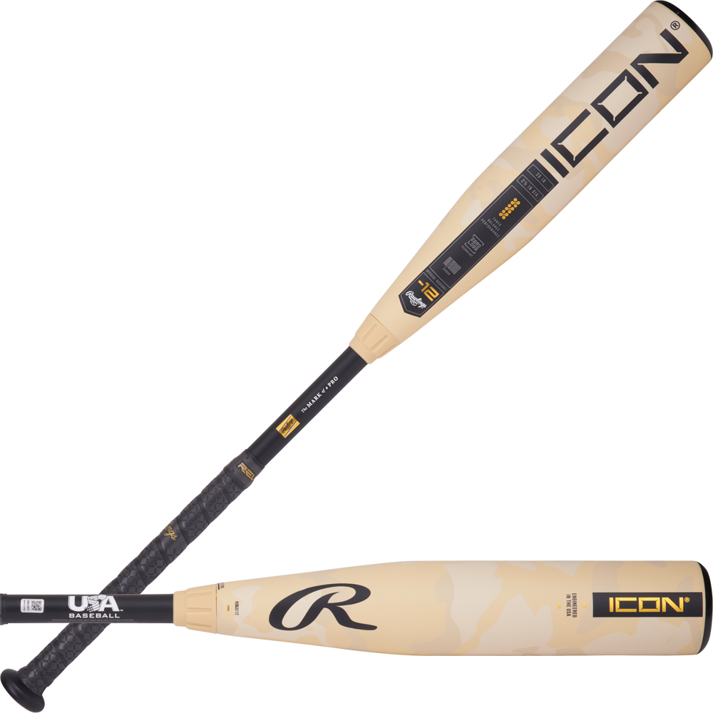 Rawlings Icon USA Baseball Bat Drop 12 RUS5I12