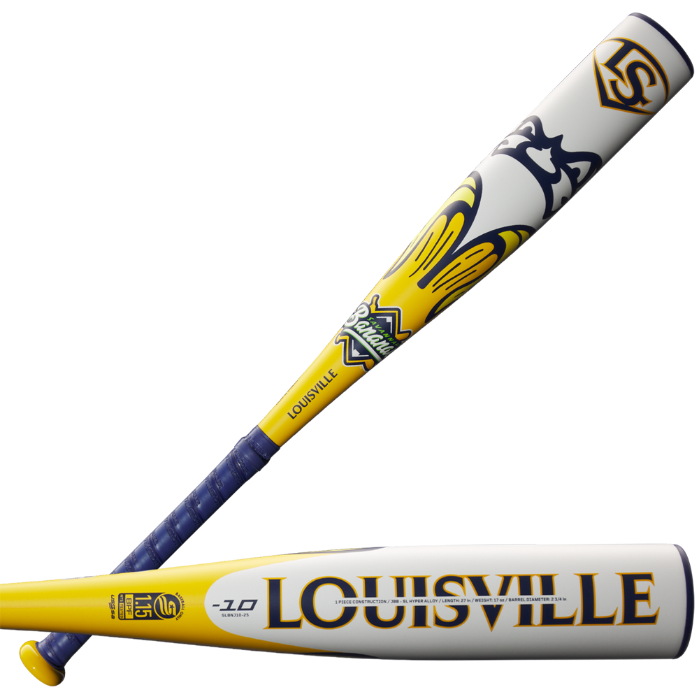 Louisville Slugger Savannah Bananas USSSA Baseball Bat Drop 10