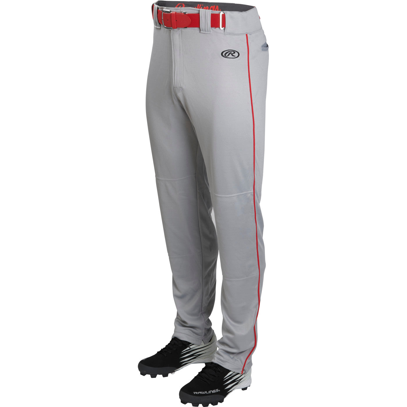 Baseball Pants Rawlings Launch Series White/Navy, Adult, Piped