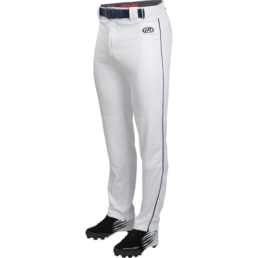 BALEAF Boys Baseball Pants Youth Adjustable Inseam Piping Open Bottom  Relaxed Fit Kids Softball Pants Full Length