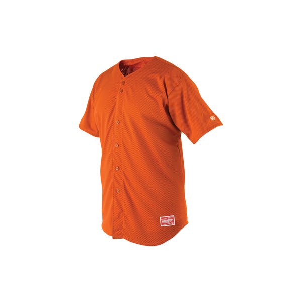 Rawlings Premium Button Front Short Sleeve Jersey