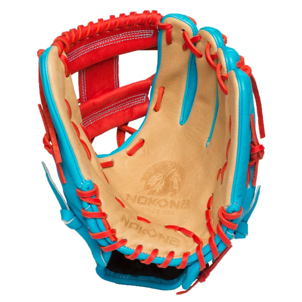 W-3350 33.5 Closed Web Baseball Catcher's Mitt - Nokona Ballgloves