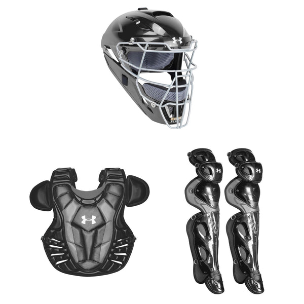 Under Armour Women's Victory Series Softball Catcher Gear Set, Black (Age  9-12) 